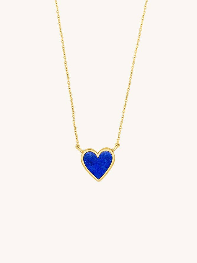 Collier Lovestruck - Lapis pour la vente par Sierra Winter Jewelry