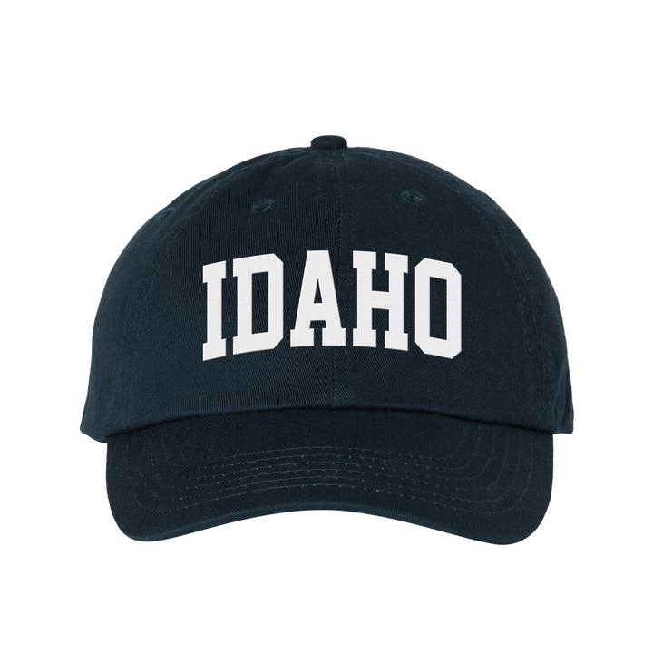 Lucky Luna Apparel - Wholesale Baseball Cap - Unisex - Block Idaho Embroidered Dad Hat3