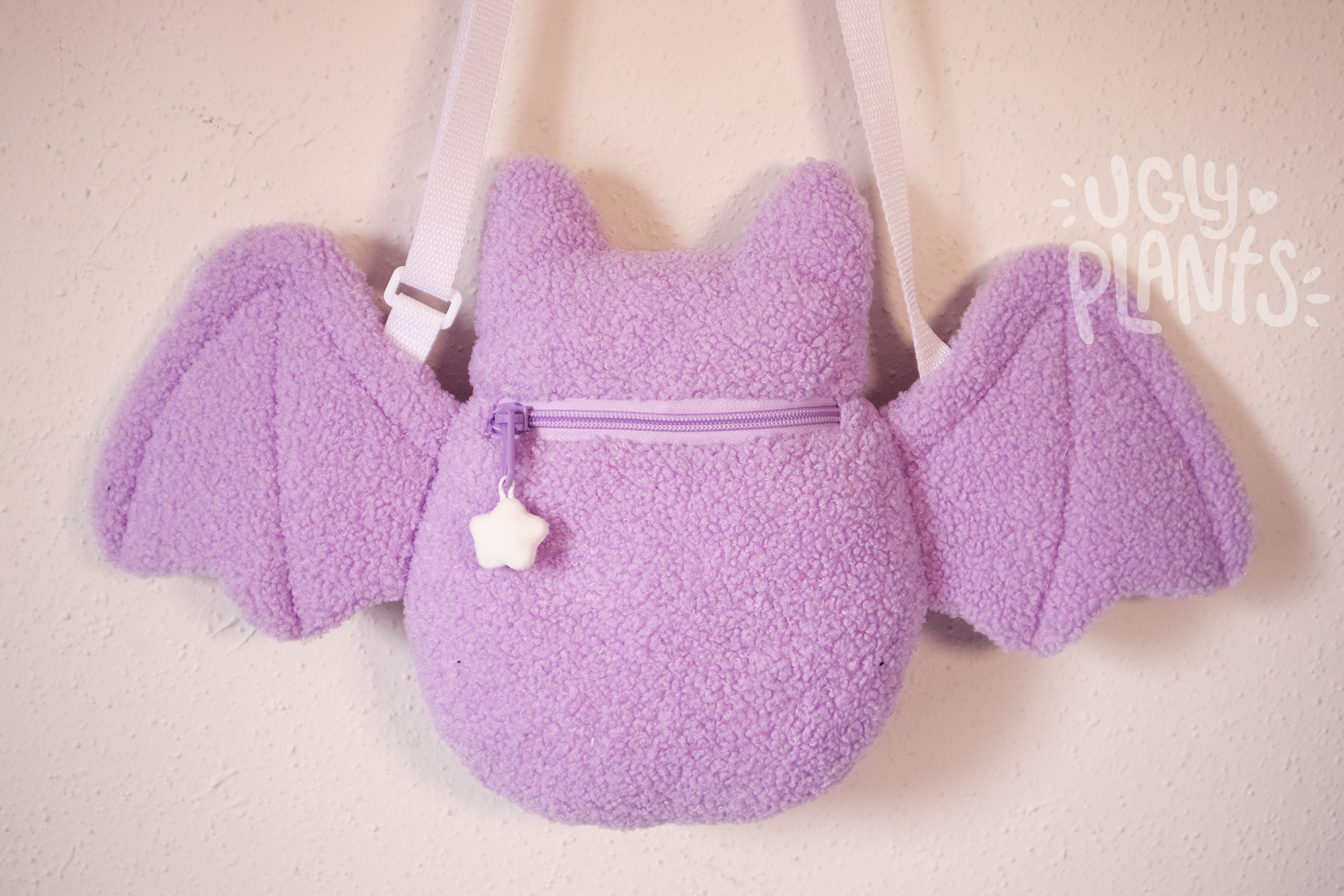 Ugly Plants - Wholesale Crossbody Bag - Women's - Bat Plush Purse8