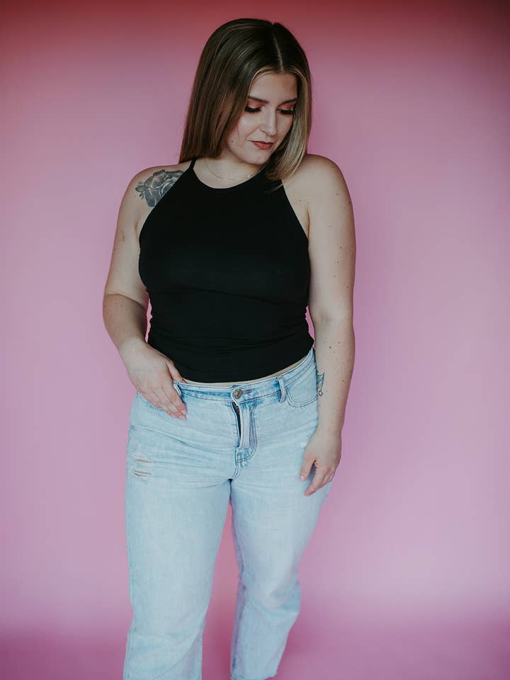 Top Tank Gola Alta Willa por atacado de Maree Alexandra Studio