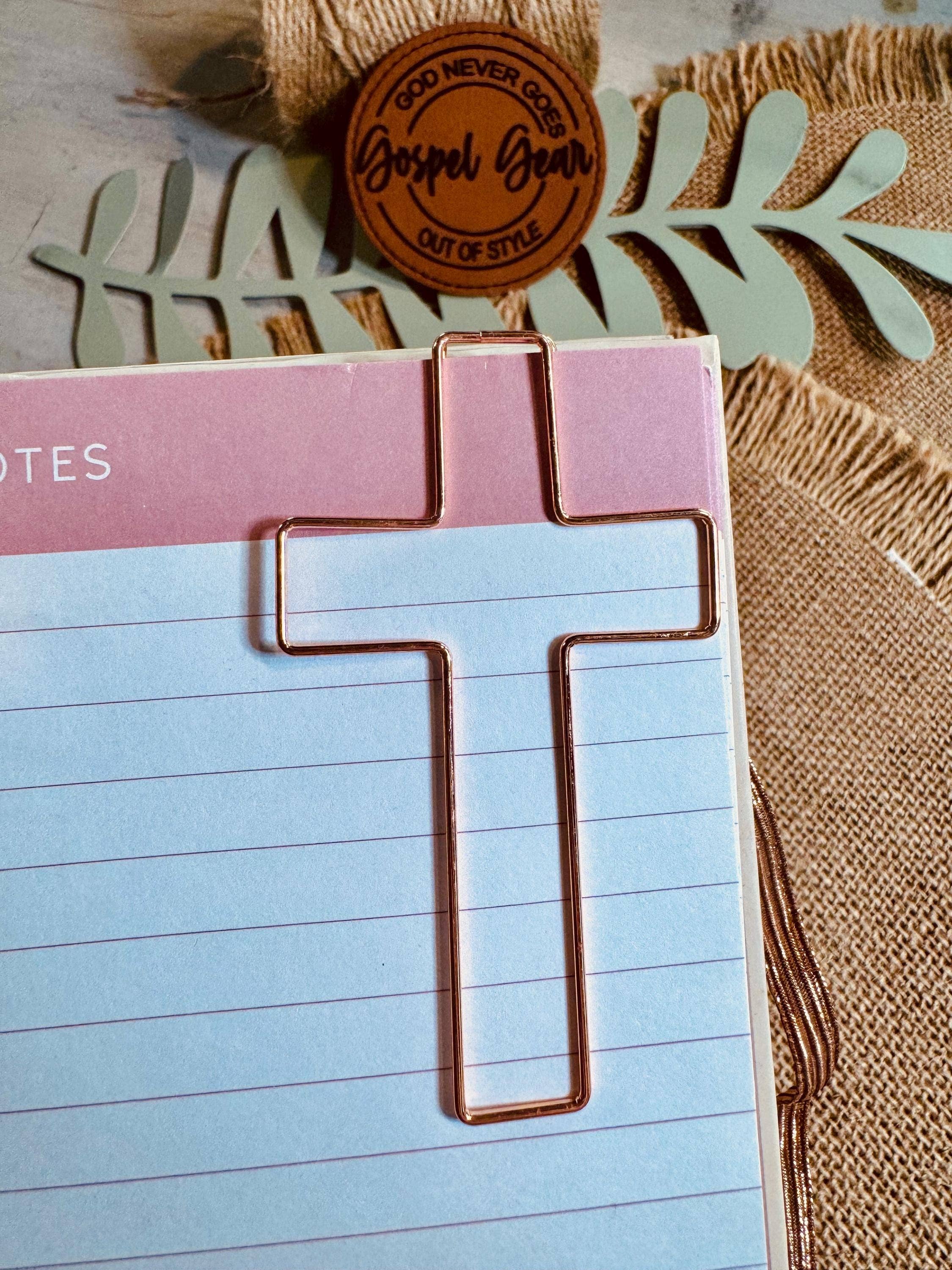 Gospel Gear Co - Wholesale Bookmark - Jumbo Cross Bookmark Paperclips4