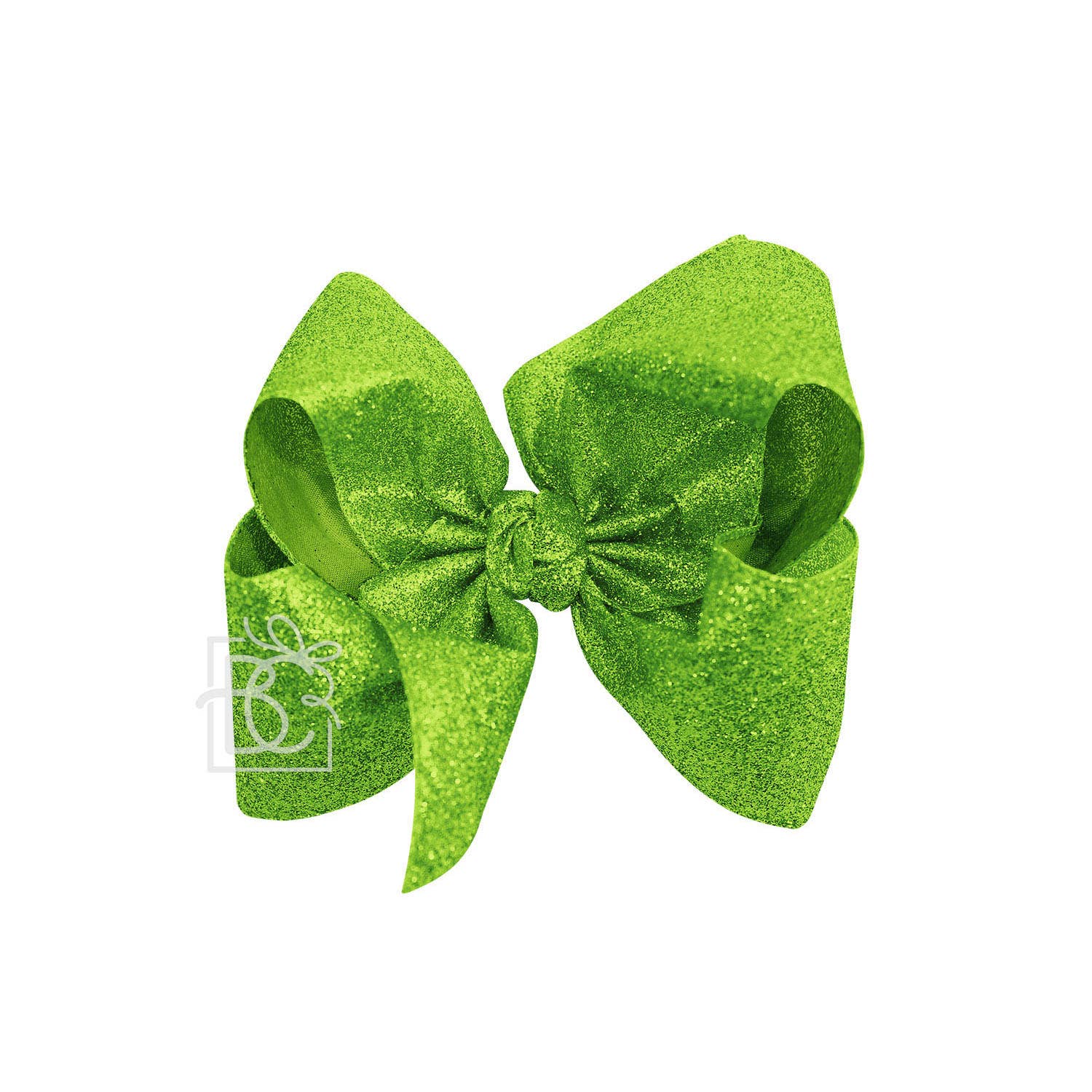 Beyond Creations, LLC - Wholesale Hair Bow - Kids - GLITTER METALLIC BOW ON CLIP34