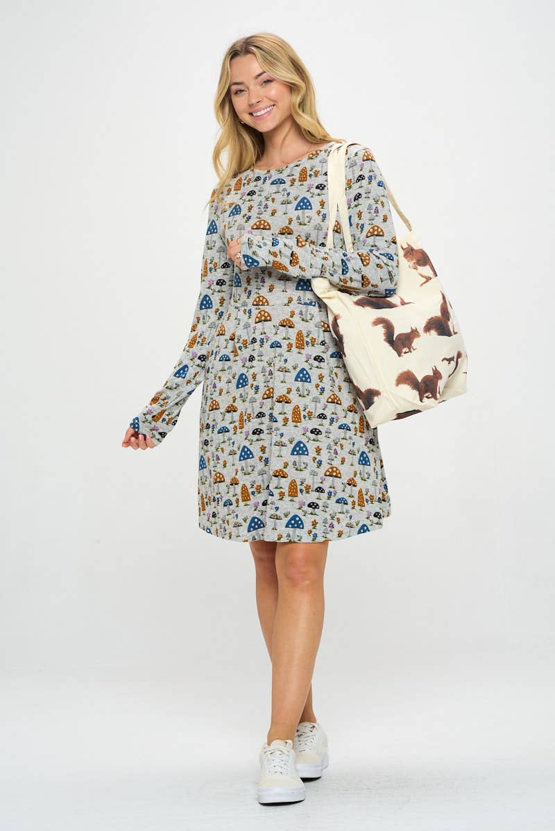 SM WARDROBE – Sacola - Mulher por atacado – SACOS ESTAMPADOS DE ESQUILO2