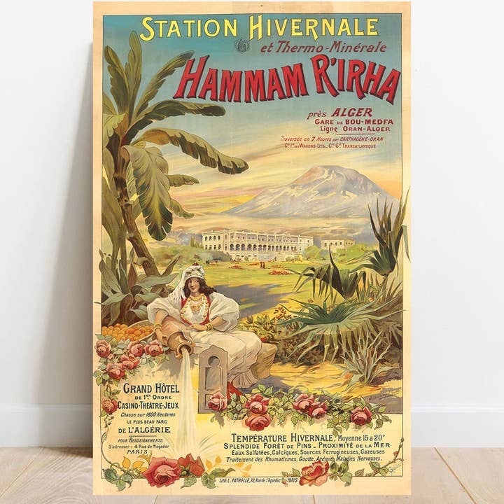 Hamam Righa, Algerien-Winterstation 1890-1900 für den Großhandel von wallartgallery