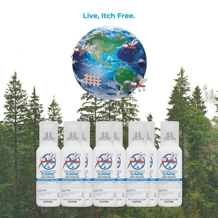 Moskinto: Original Itch-Relief Patch & 14hr Insect Repellent - Wholesale Insect Repellent - Moskito Care 14hr Moisturizing Insect Repellent2