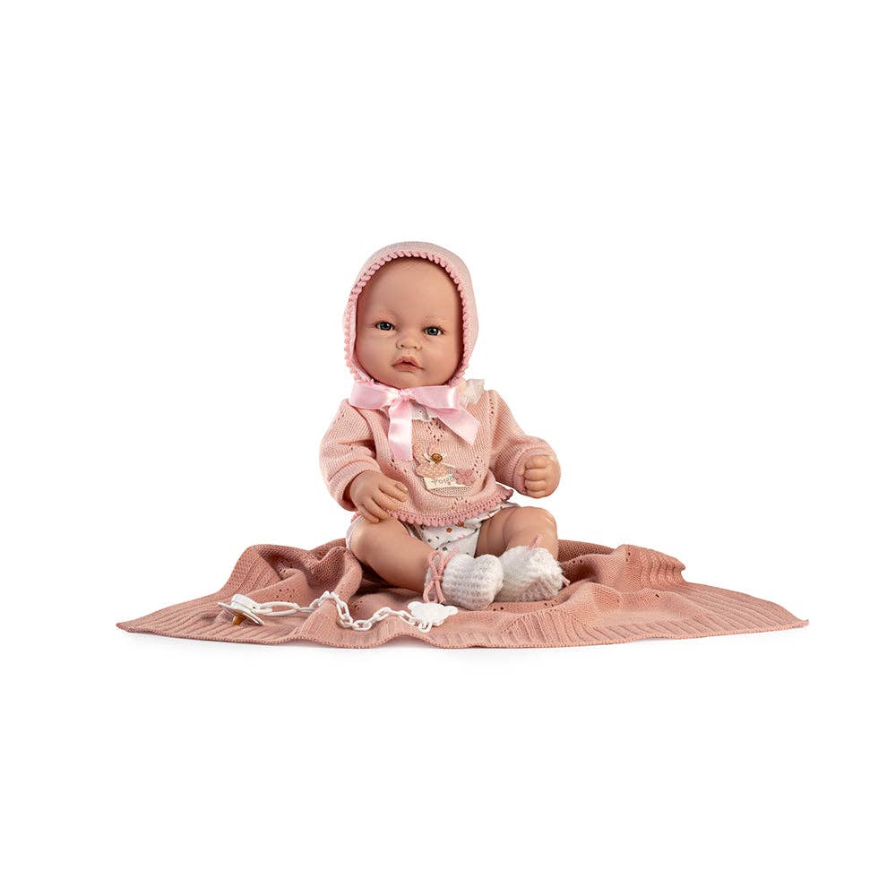 Raúl Arias Bernabeu - Wholesale Doll - Kids - Newborn Doll Martina 42 cm blanket makeup bag