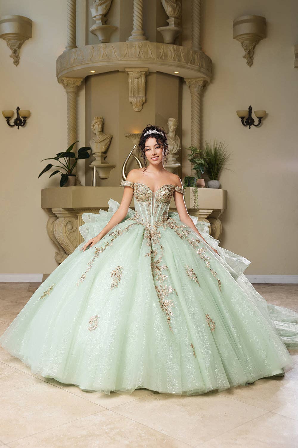 LA Merchandise - Wholesale Gown - Women's - Quinceanera Dress Sweetheart Embellished Prom Gown By LA2724