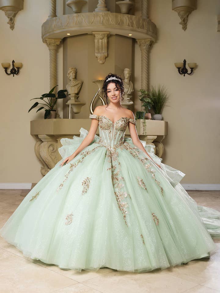 LA Merchandise - Wholesale Gown - Women's - Quinceanera Dress Sweetheart Embellished Prom Gown By LA2724