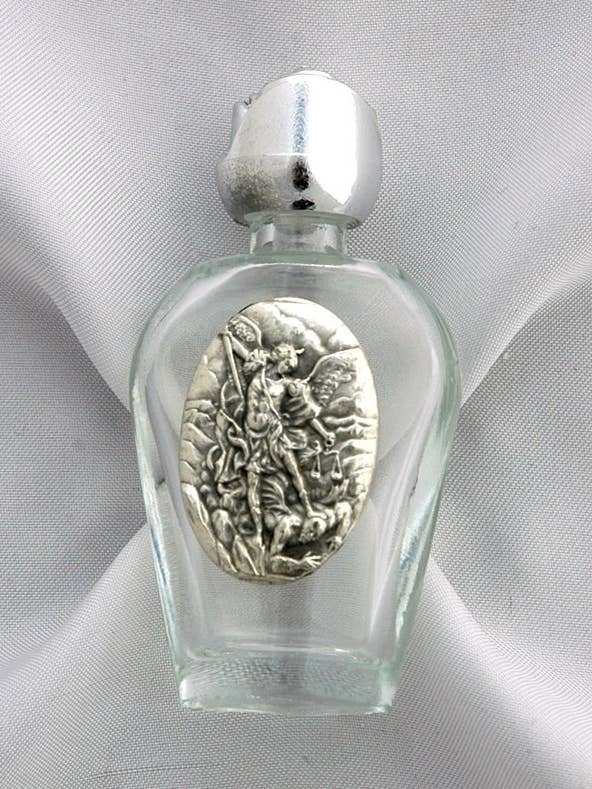 HWB-M- Holy Water Bottle, St. Michael for wholesale by Contreras Designs