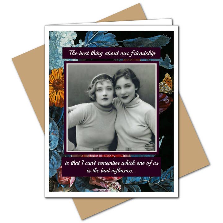 Ümlaut Brooklyn - Wholesale Friendship Card - Bad Influence - Everyday Card1
