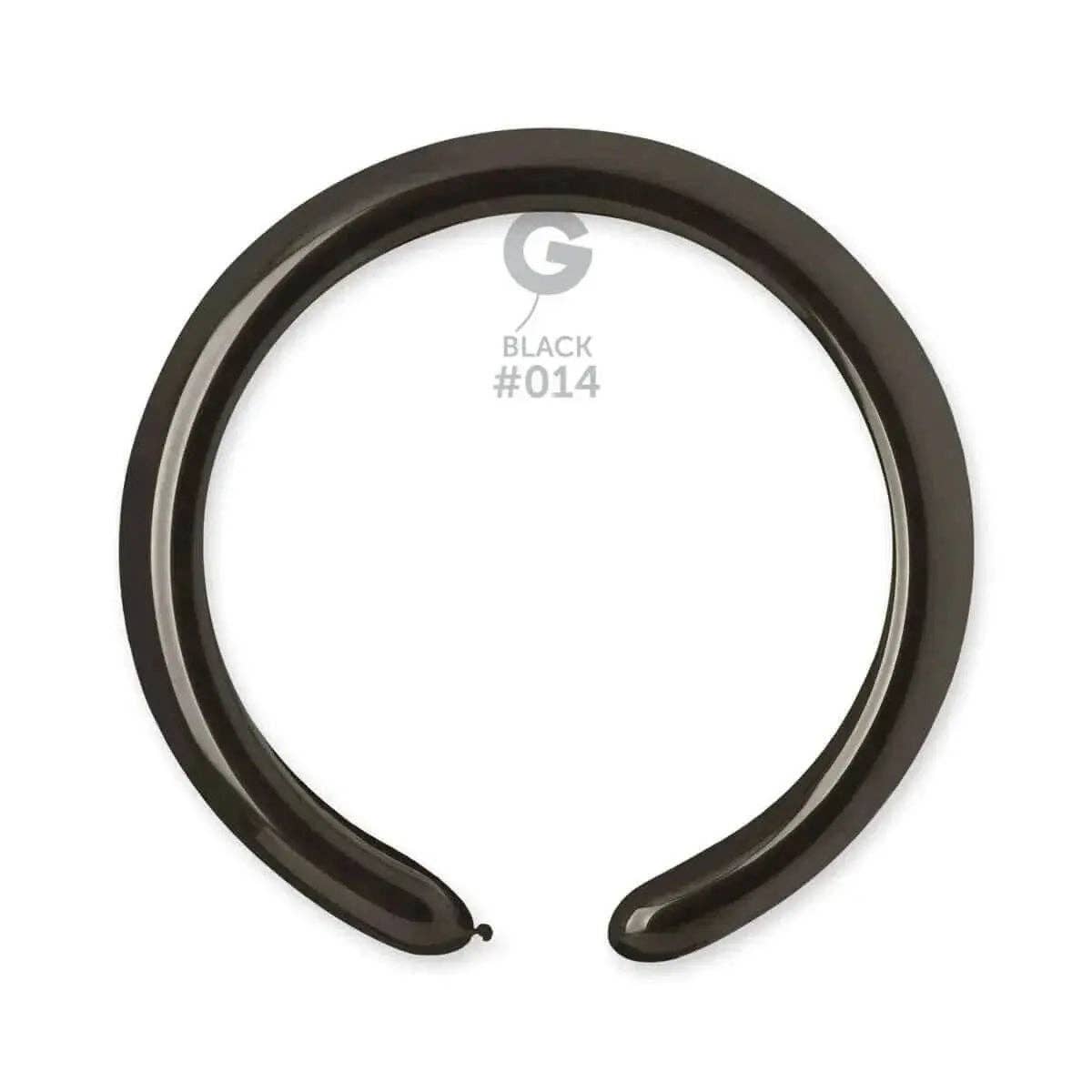 Party Expo, LLC - Wholesale Balloon - Gemar - 260 Black Latex Balloons #014 (50pcs)0