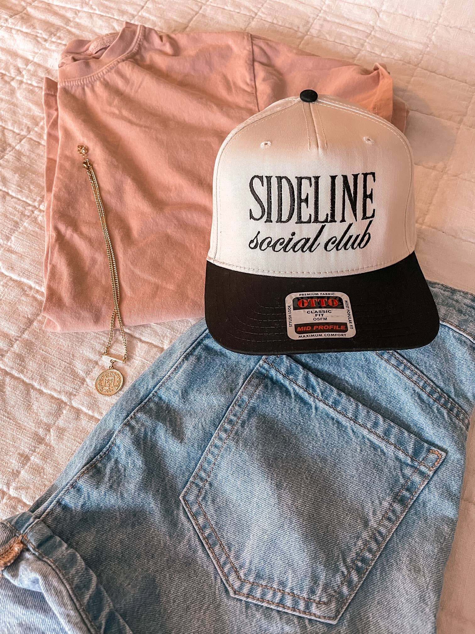 Ginger And Thread - Wholesale Trucker hat – Women’s - Sideline Social Club Embroidered Baseball Hat for Sports Mom6