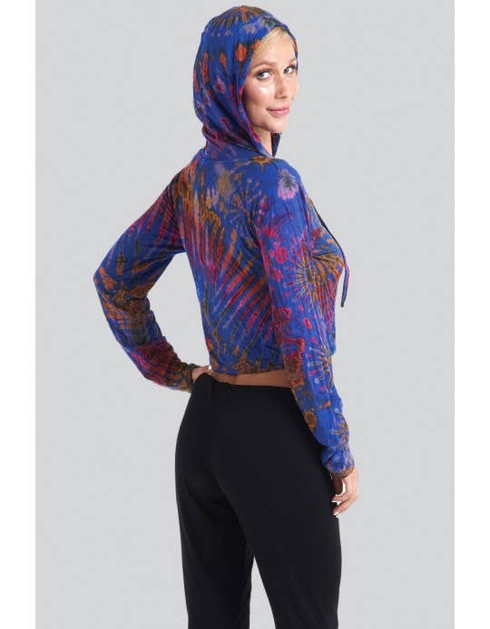 Kathmandu Imports - Venta al por mayor Sudadera con capucha - Mujer - Sudadera con capucha tie-dye (TH-1295)1
