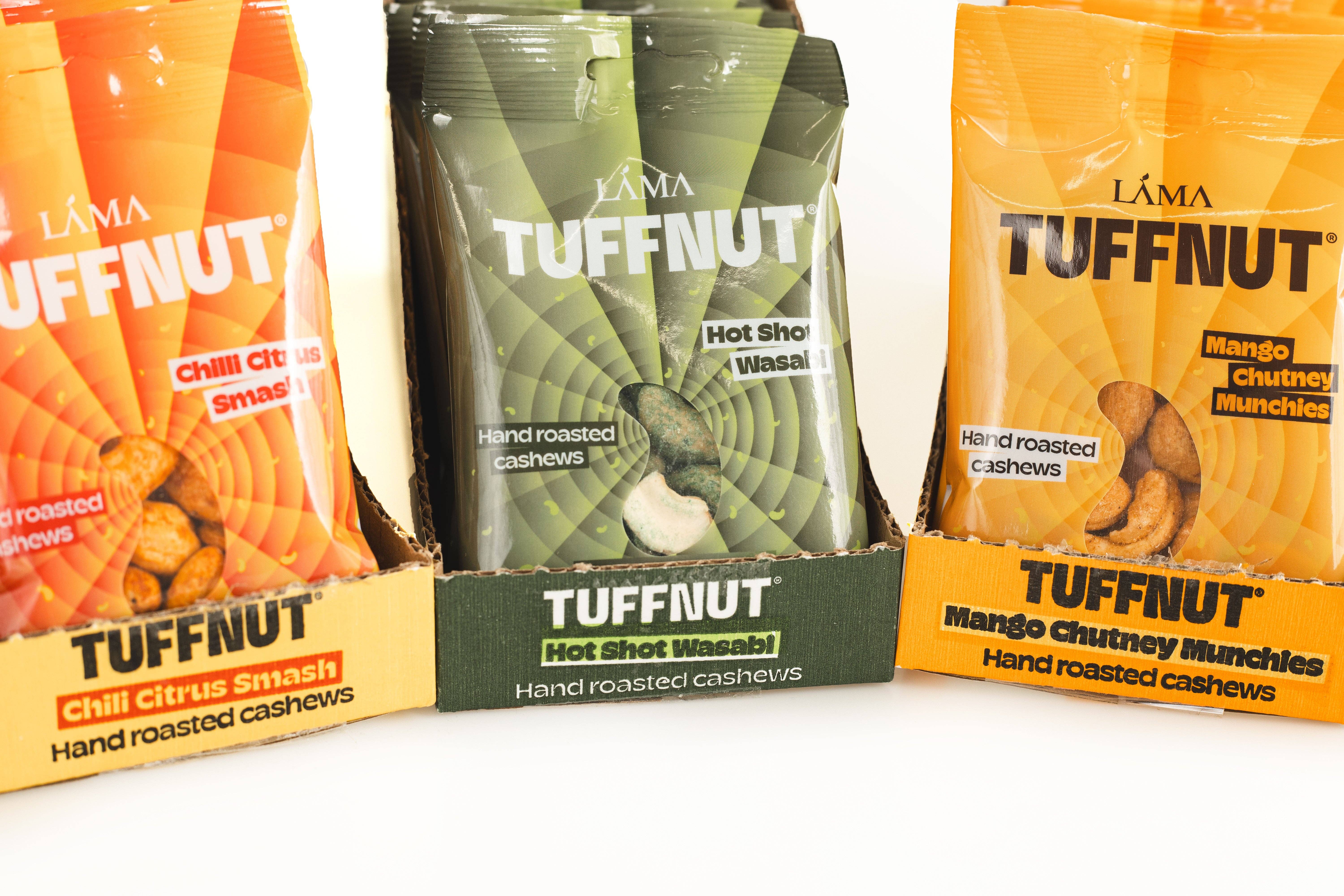 Lama Trading Company LTD – wholesale Nuts – TuffNut Hot Shot Wasabi Hand Roasted Cashews4