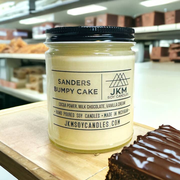 Sanders Bumpy Cake - Michigan Collection for wholesale by JKM Soy Candles