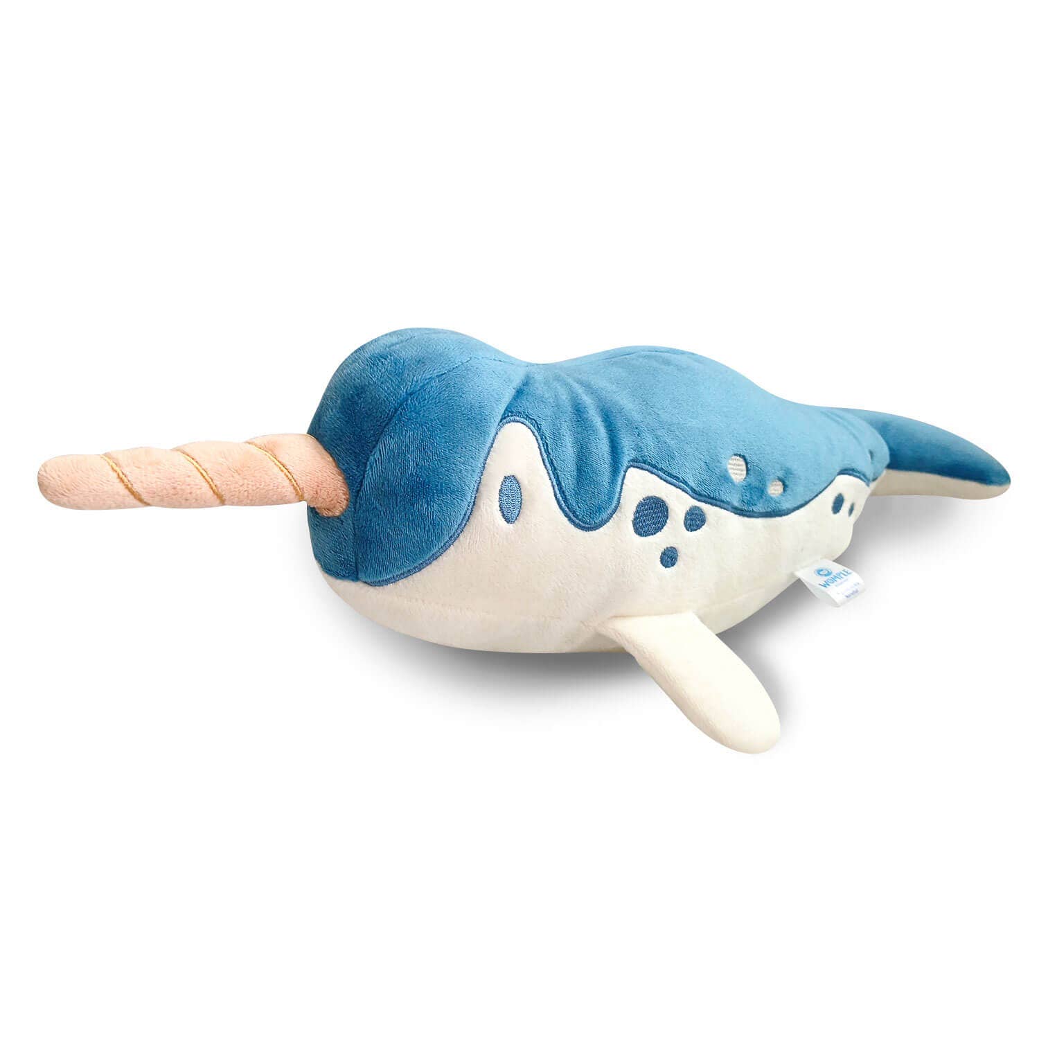 Womple Studios - Wholesale Stuffed/Plush Toy - Kids & Baby - AquaGlows Narwhal Reversible Glow in the Dark Plush3