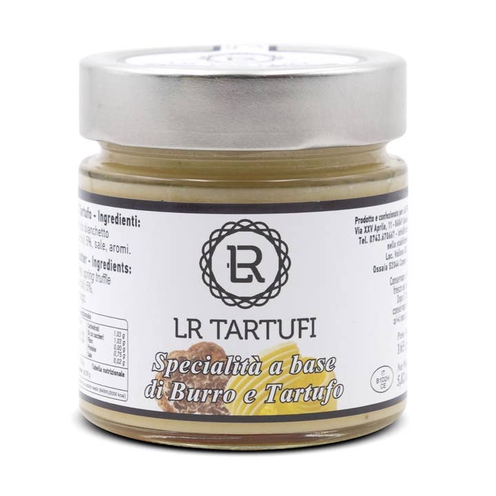 LuxFood-Shop - Vente Sauces - Beurre salé de Normandie à la truffe blanche 165g LR Tartufi