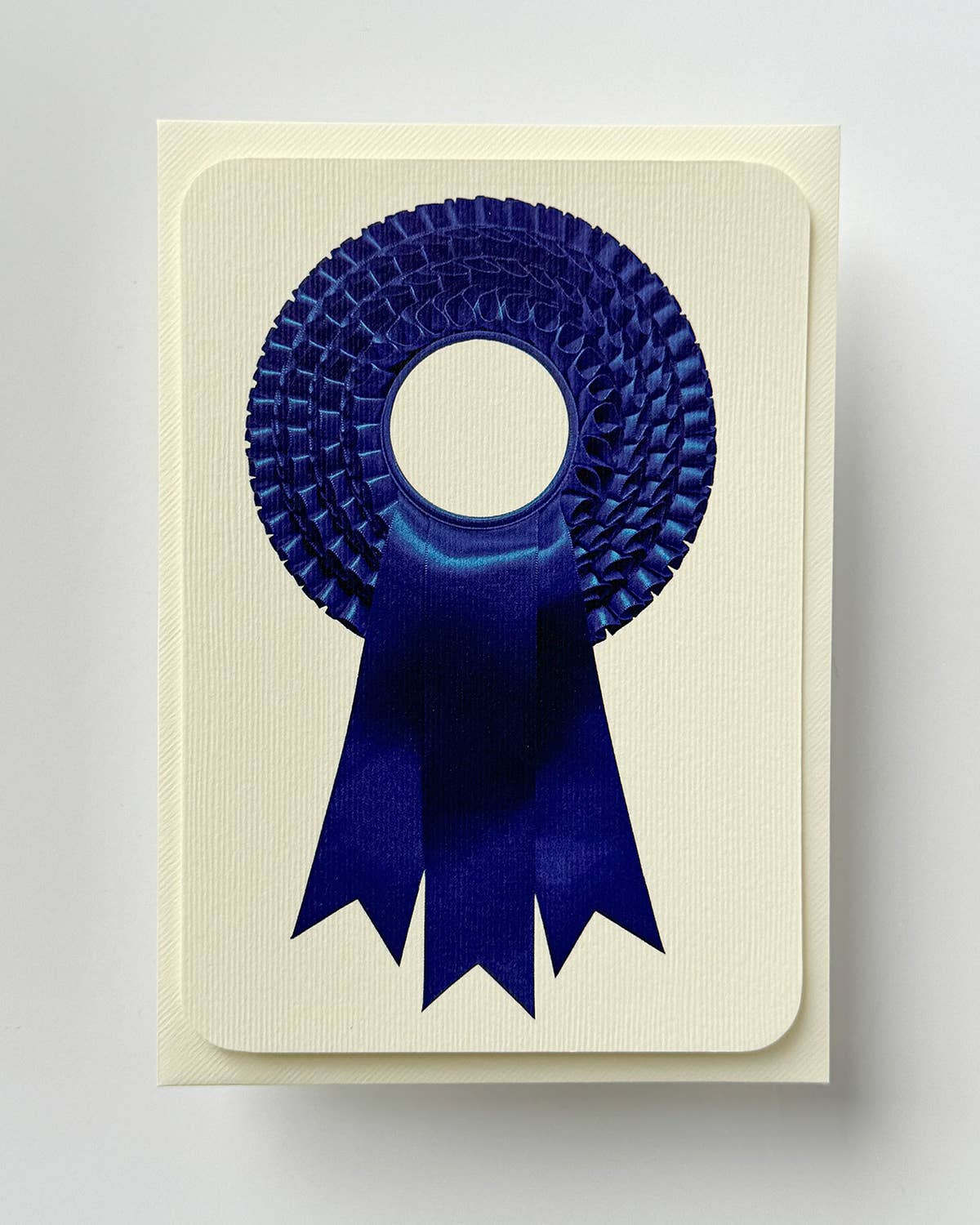 Canonbury Press - Wholesale Birthday Card - Royal Blue Rosette Greeting Card | Birthday Card1