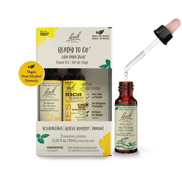 RESCUE & Bach Original Flower Remedies - Wholesale Oral Supplement/Vitamin - Bach Original Flower Remedies, Ready To Go Trio Kit