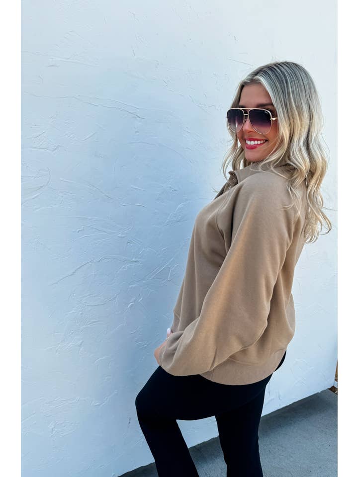 BLAKELEY - Wholesale Sweatshirt - Women's - LAID BACK SNAP BUTTON PULLOVER7