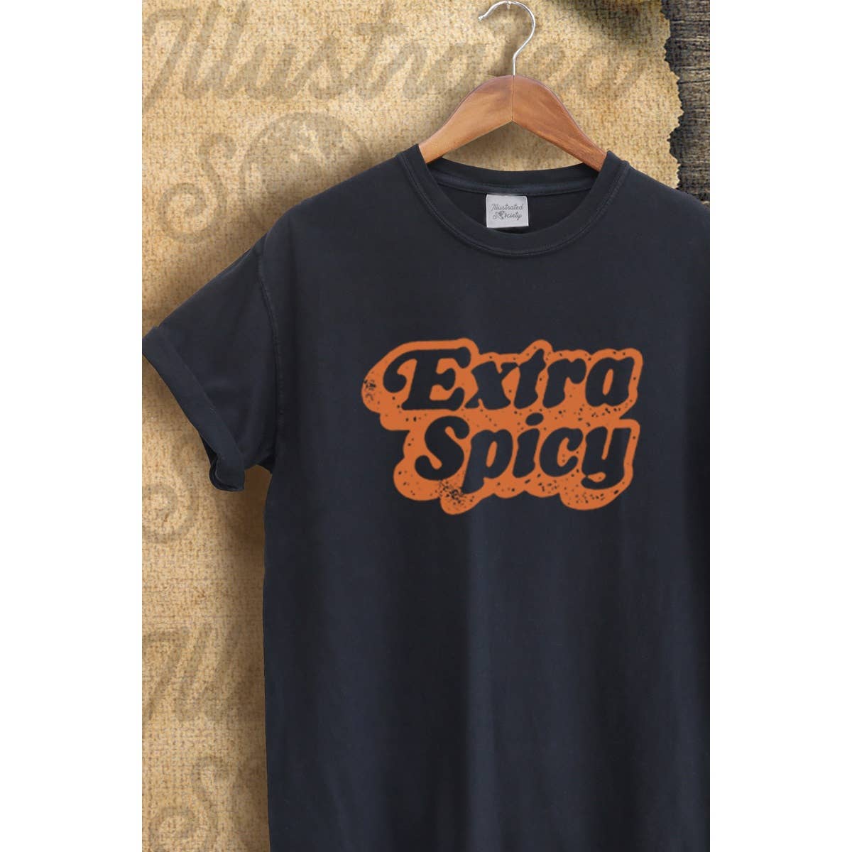 Illustrated Society - Wholesale Screen Printed T-Shirt - Women's - EXTRA SPICY  VINTAGE GRAPHIC  TEE0
