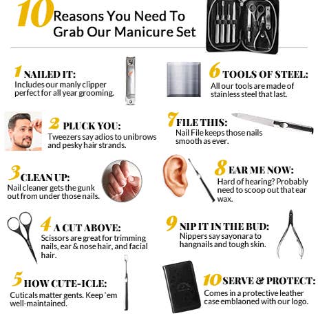 Pete & Pedro - Wholesale Nailcare Set - 8-Piece Manicure Set2