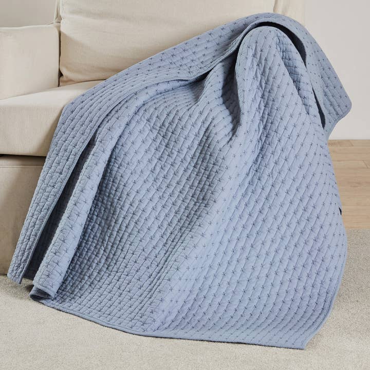 Levtex Home - Wholesale Throw blanket - Cross Stitch Quilted Throw68