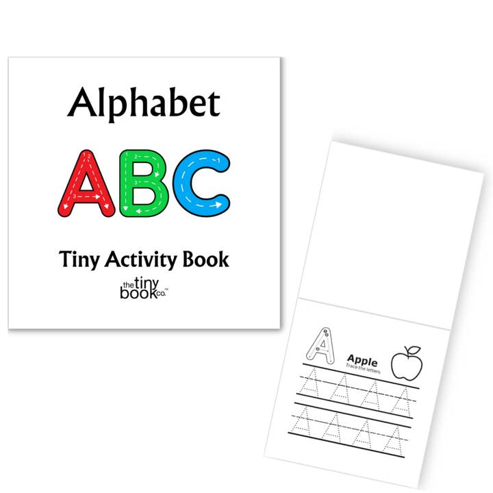 Petit livre d'activités Alphabet pour la vente par The Tiny Book Co. ™
