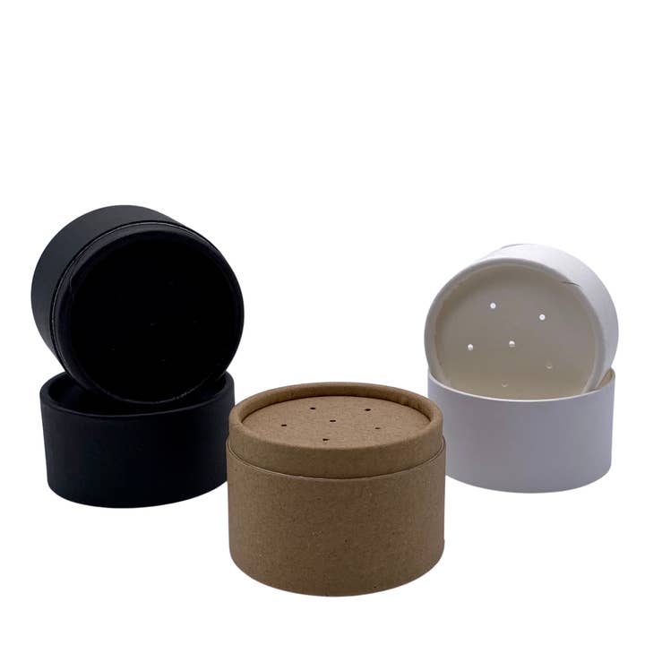 GreenWay Containers – wholesale Jar – 1 ounce / 30 g Shallow Paper Shaker Jar3