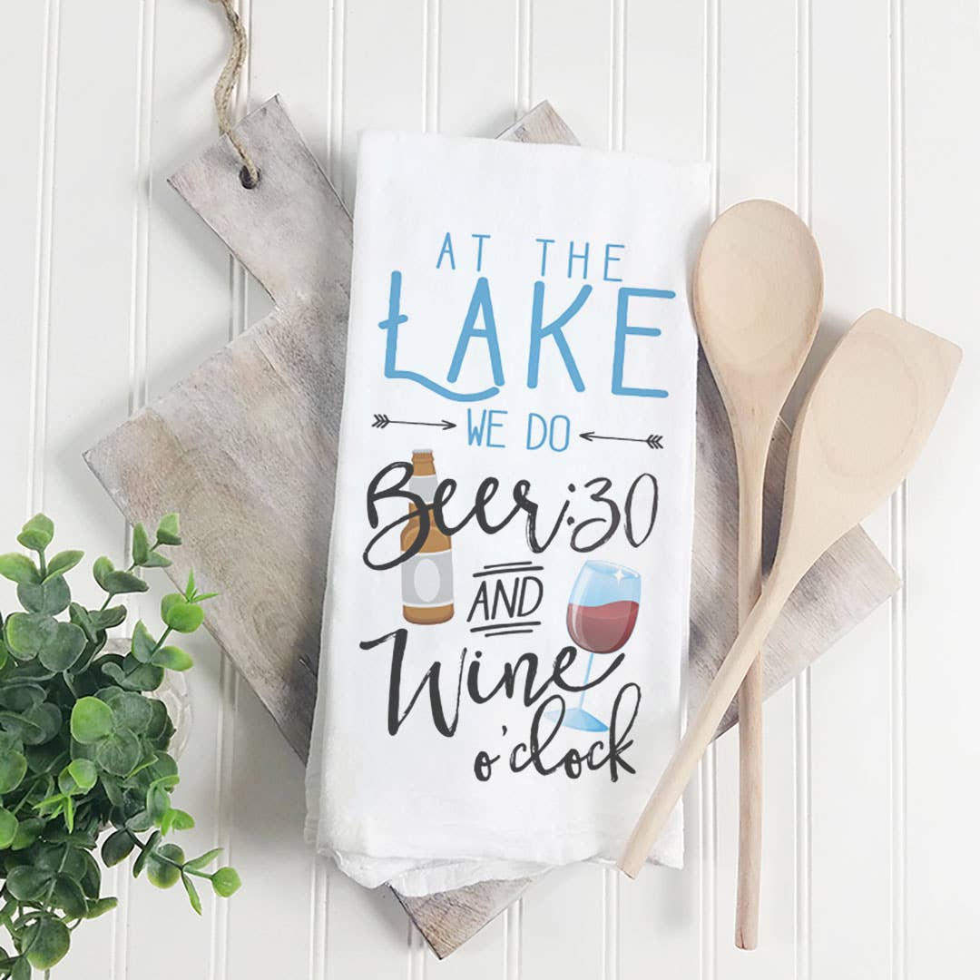 At the Lake We Do | Towel for wholesale by Pinetree Innovations