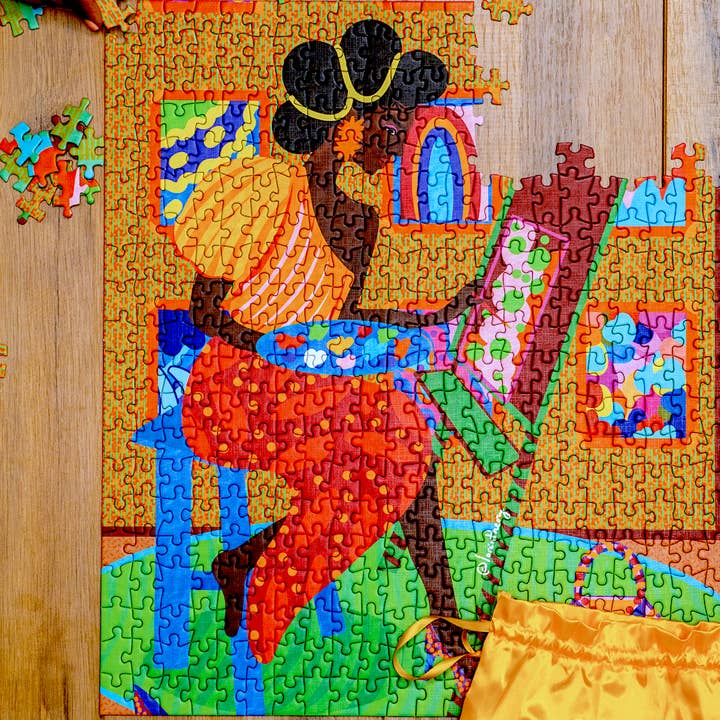 RVL Wellness Co. - Wholesale Puzzle - Adult - The Painter | 500 Piece Puzzle2