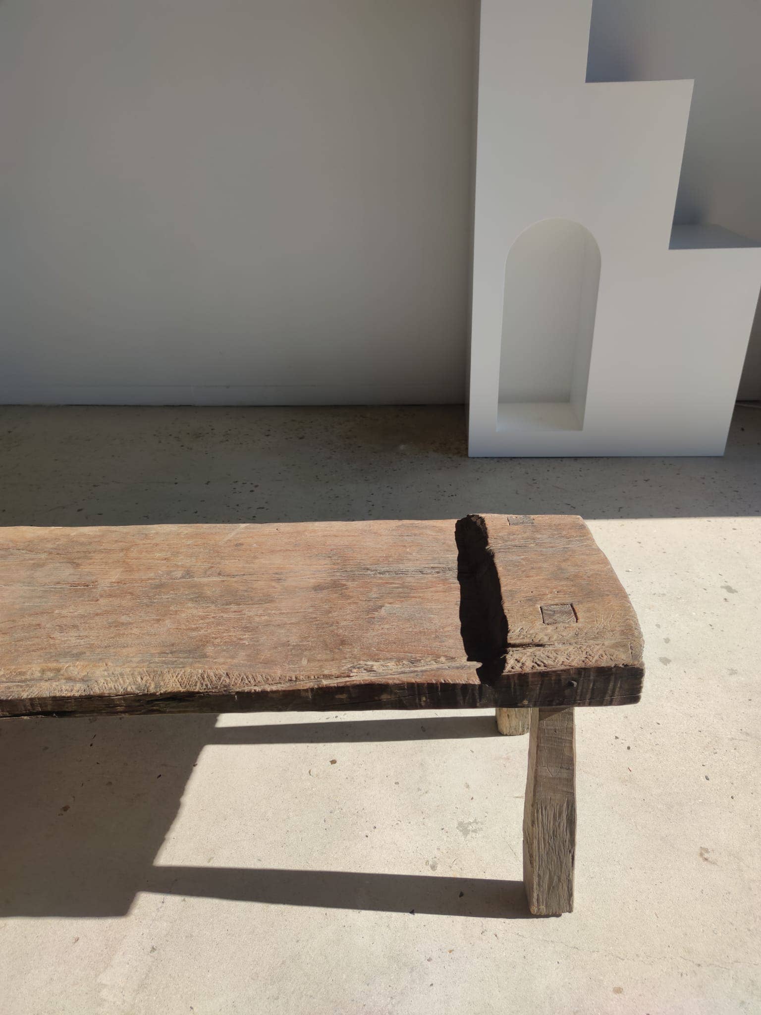 Office Objets - Wholesale Bench - Very large antique teak bench H:50cm L:2m0633