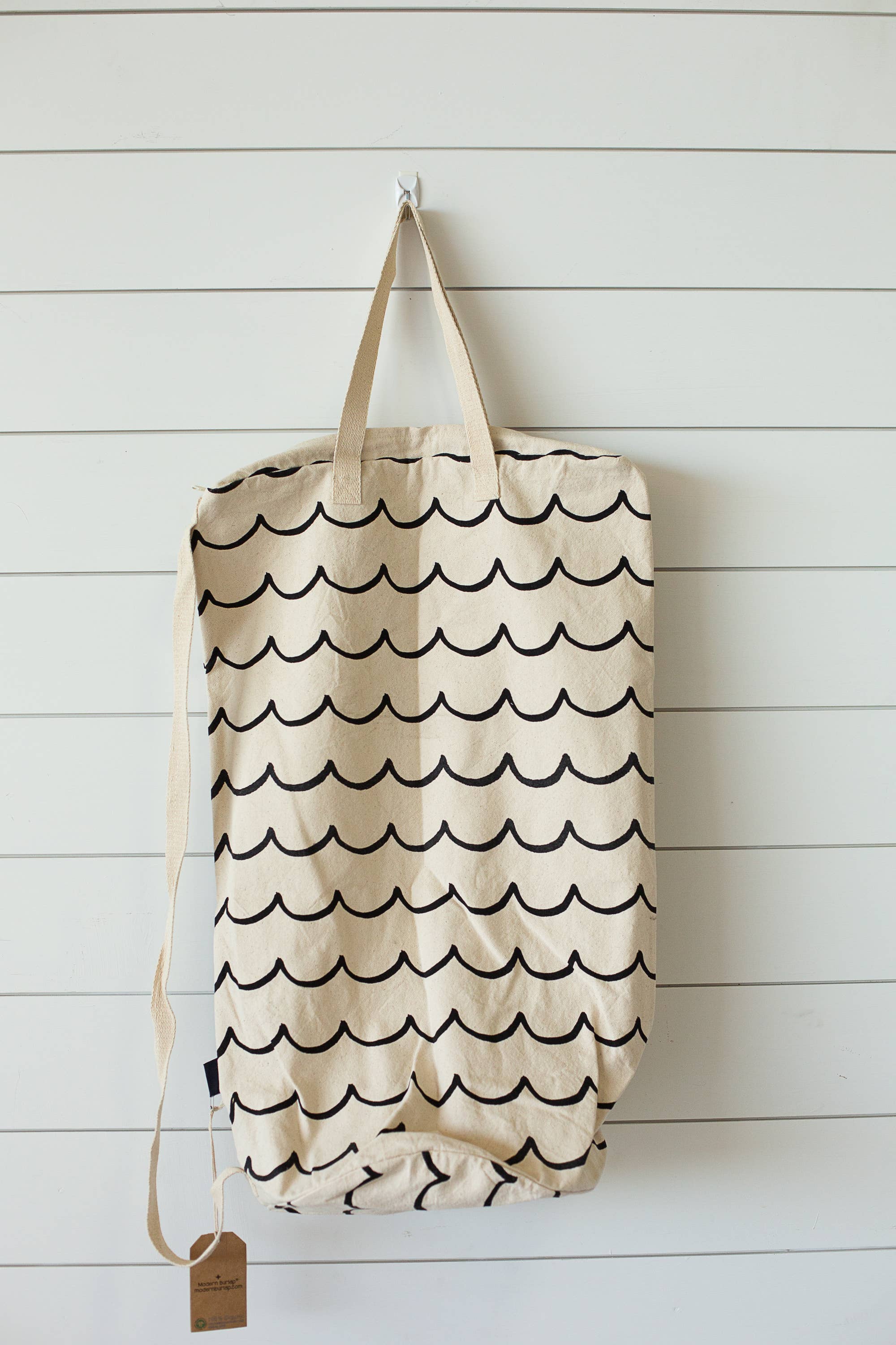 Modern Burlap - Wholesale Laundry Bag - Cotton Canvas Laundry Bag With Shoulder Strap - Prints0