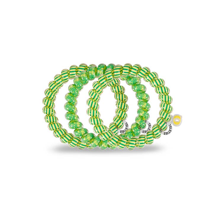TELETIES - Vendita all'ingrosso Elastico per capelli - Bobine per capelli a spirale | Grande | Univ. of Oregon Hair Ties
