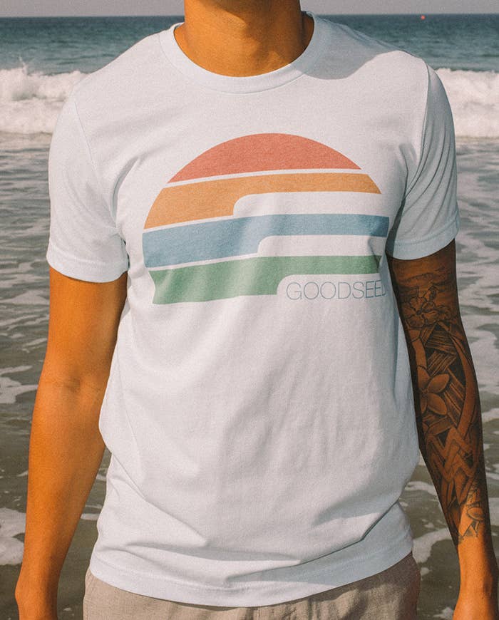 Goodseed Clothing - Wholesale T-shirt met print - Heren - 79-BLAUW1