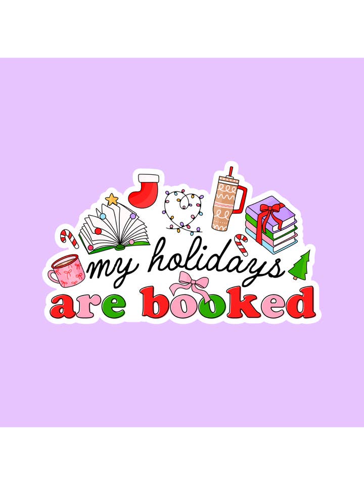 Mine ferier er booket klistermærke for engroshandel hos Shadows of Sunshine
