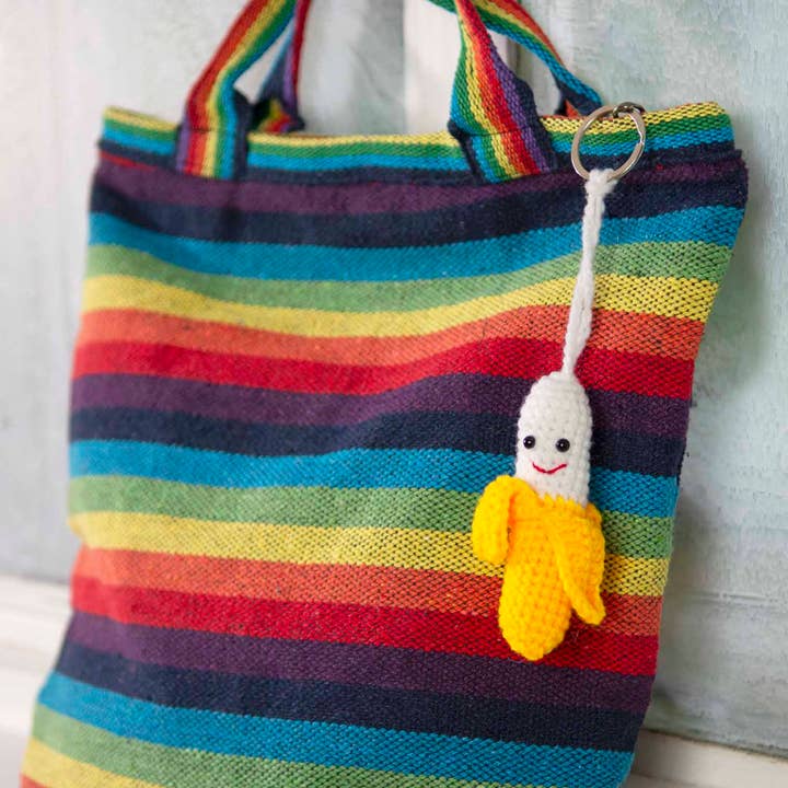 Banana Crochet Keyring for wholesale by Siesta