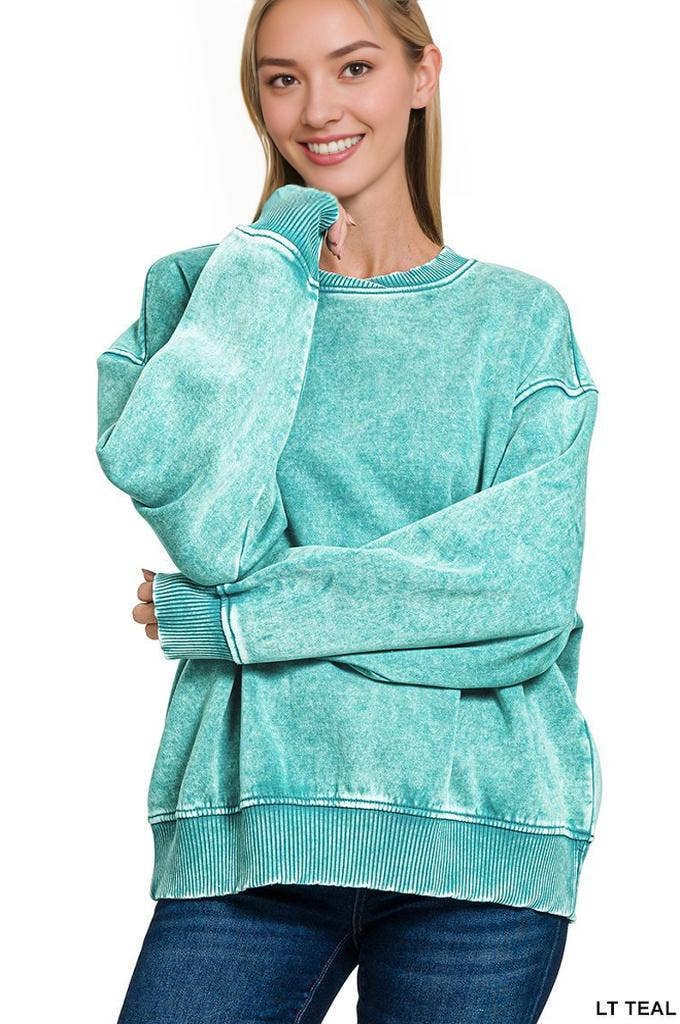 42POPS – Sweatshirt - Mulher por atacado – ',.._ Sweatshirt de Lã Polar Snow Wash87