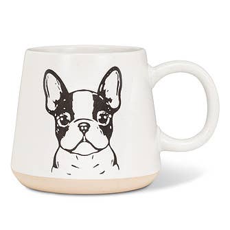 Oversized Mug with Boston Terrier-4"H(17oz) for wholesale by Abbott