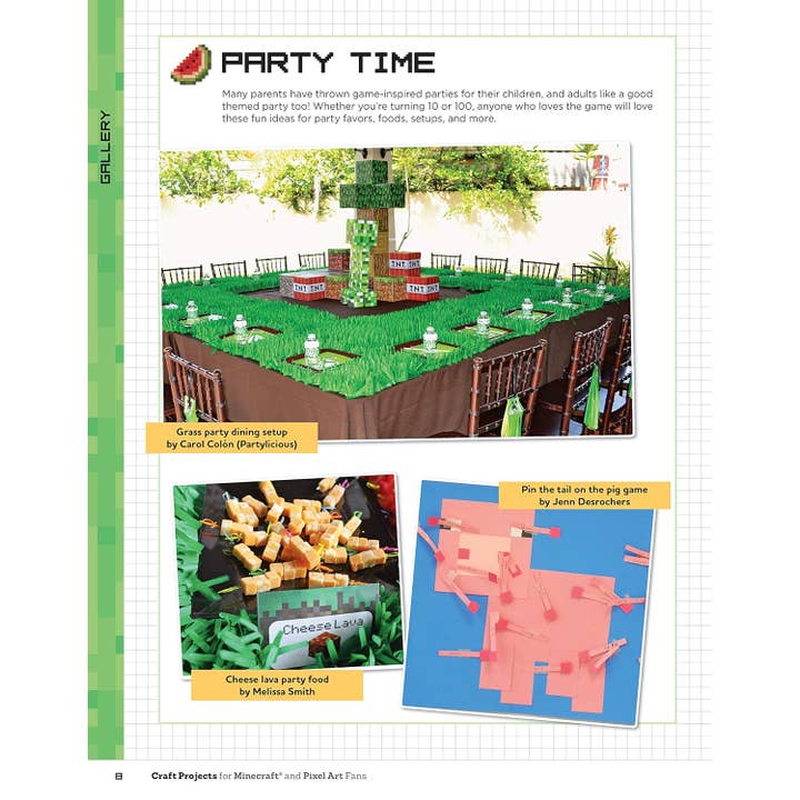 Fox Chapel Publishing - Wholesale Crafts, Hobbies & DIY - Craft Projects for Minecraft and Pixel Art Fans-15 Projects2