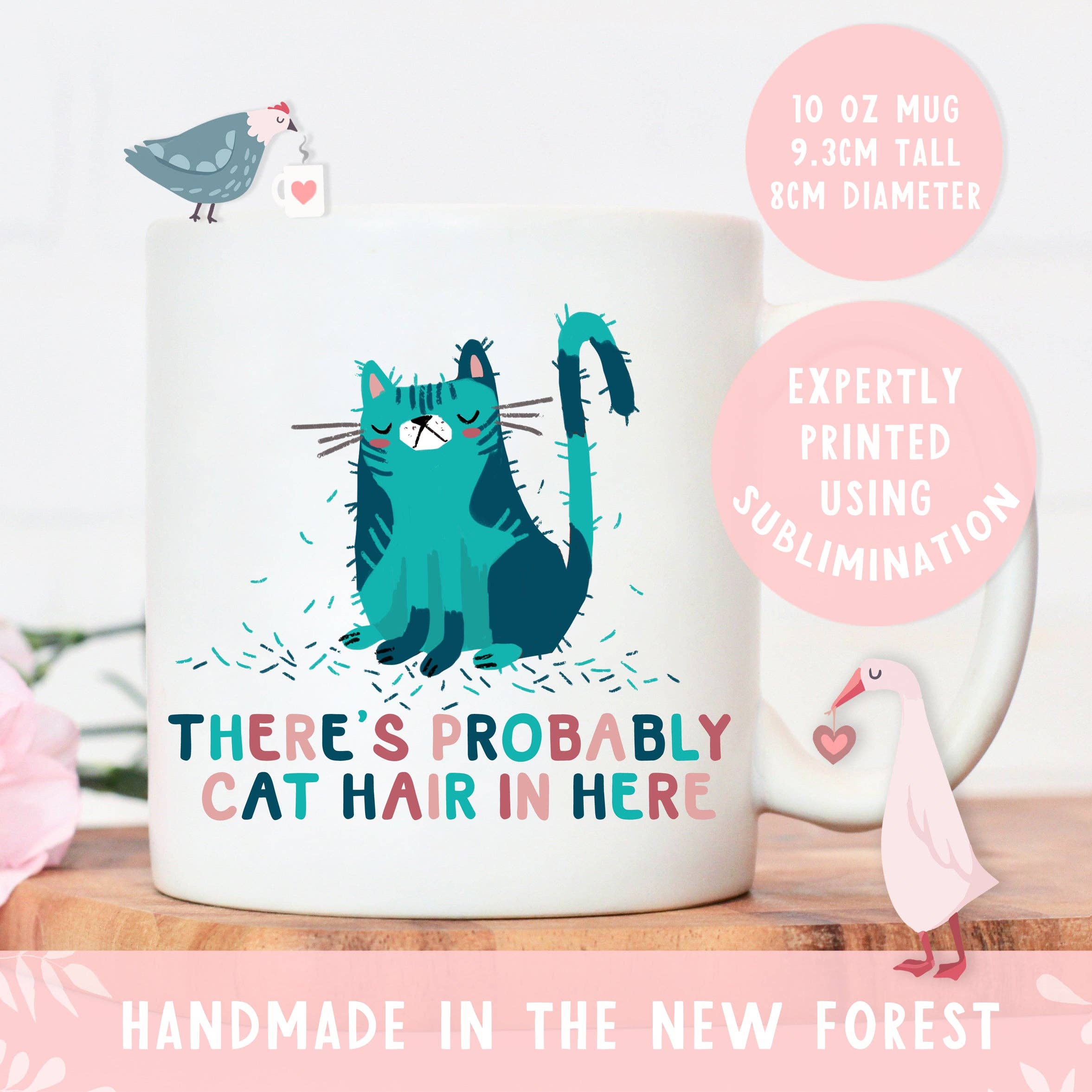 Manta Makes - Vente Tasse à café - Il y a probablement des poils de chat dans ce mug6