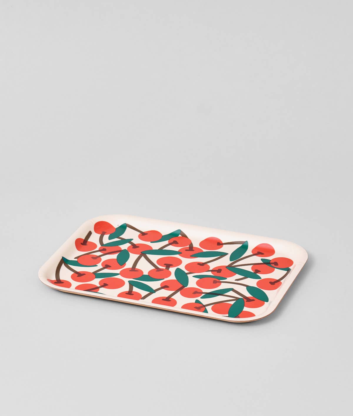 Wrap (US duties paid) – wholesale Serving tray – Cherries Small Rectangle Birch Serving Tray2
