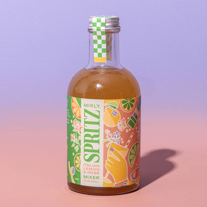 Mixly - Wholesale Cocktail Mix/Syrup - New! Italian Lemon & Rose Spritz Cocktail / Mocktail Mixer5