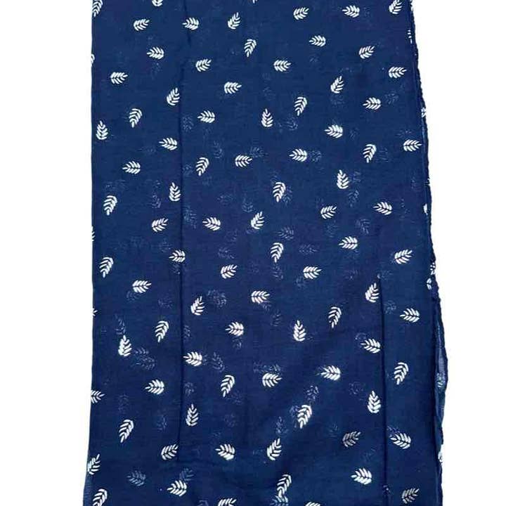 LINETA - Venta al por mayor Bufanda - Mujer - bufandas con estampado de hojas brillantes