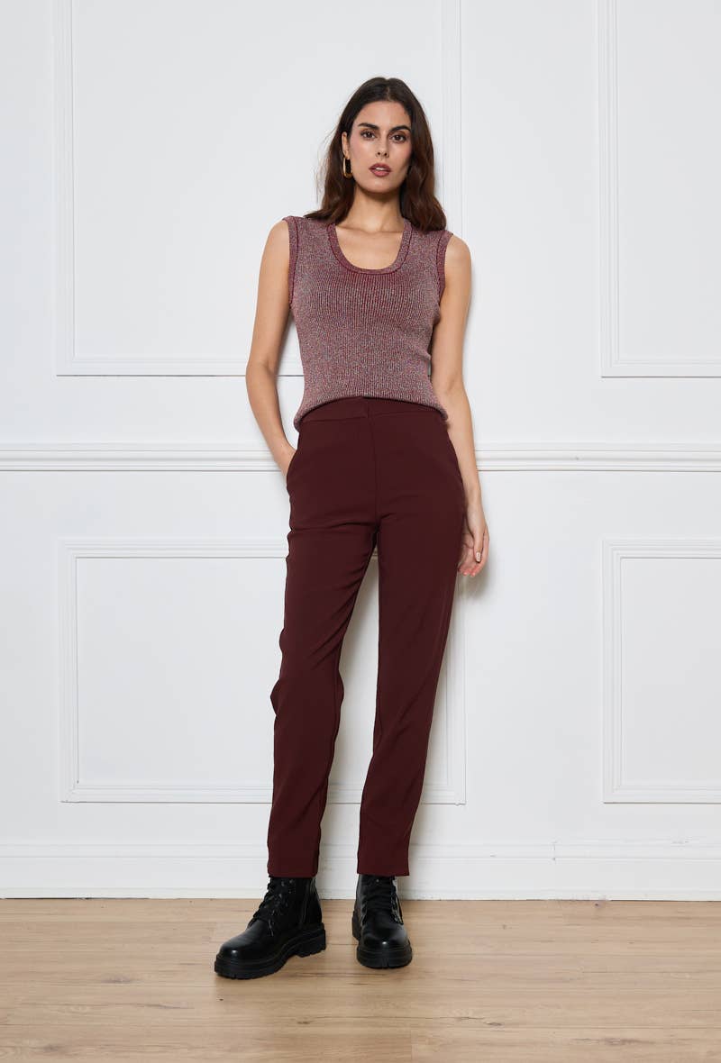 LULUMARY - Venta al por mayor Jersey corto de punto - Mujer - Top de malla H158A.0