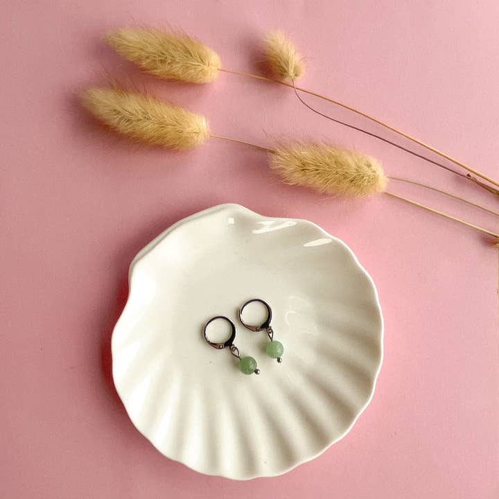 Aventurine enkla örhängen för wholesale av Mystic Jewelry