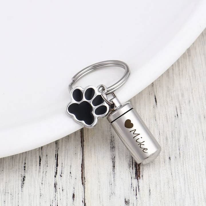 Anavia – wholesale Pet urn/keepsake box – Personalized Dog Urn Cremation Key Chain Memorial Ash Holder