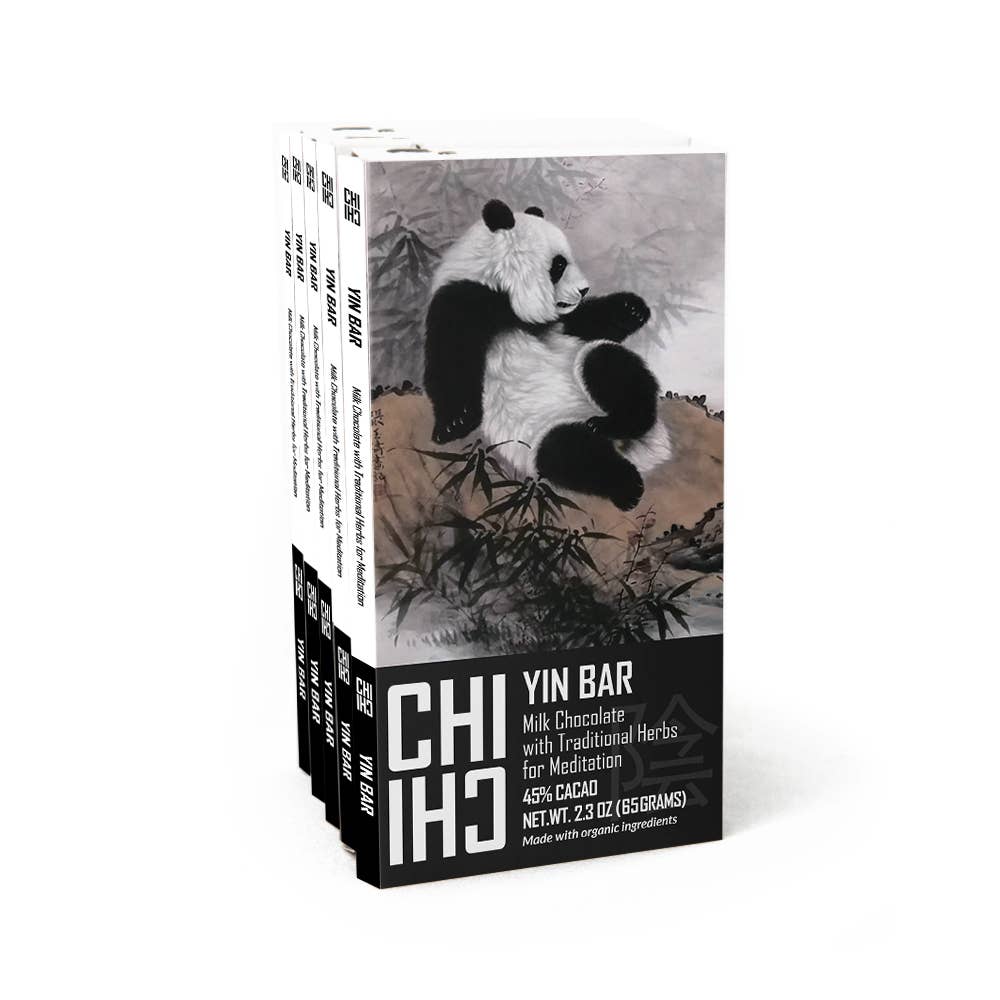 ChiChi Chocolate - Wholesale Chocolate Bar - Yin Bar Pack (10 bars total) Functional Herbal Chocolate Bar