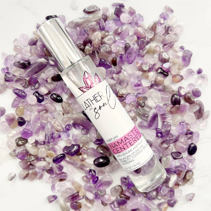 Parfum - Namaste Centered | Amethyst for wholesale by Lather and Soul Skincare