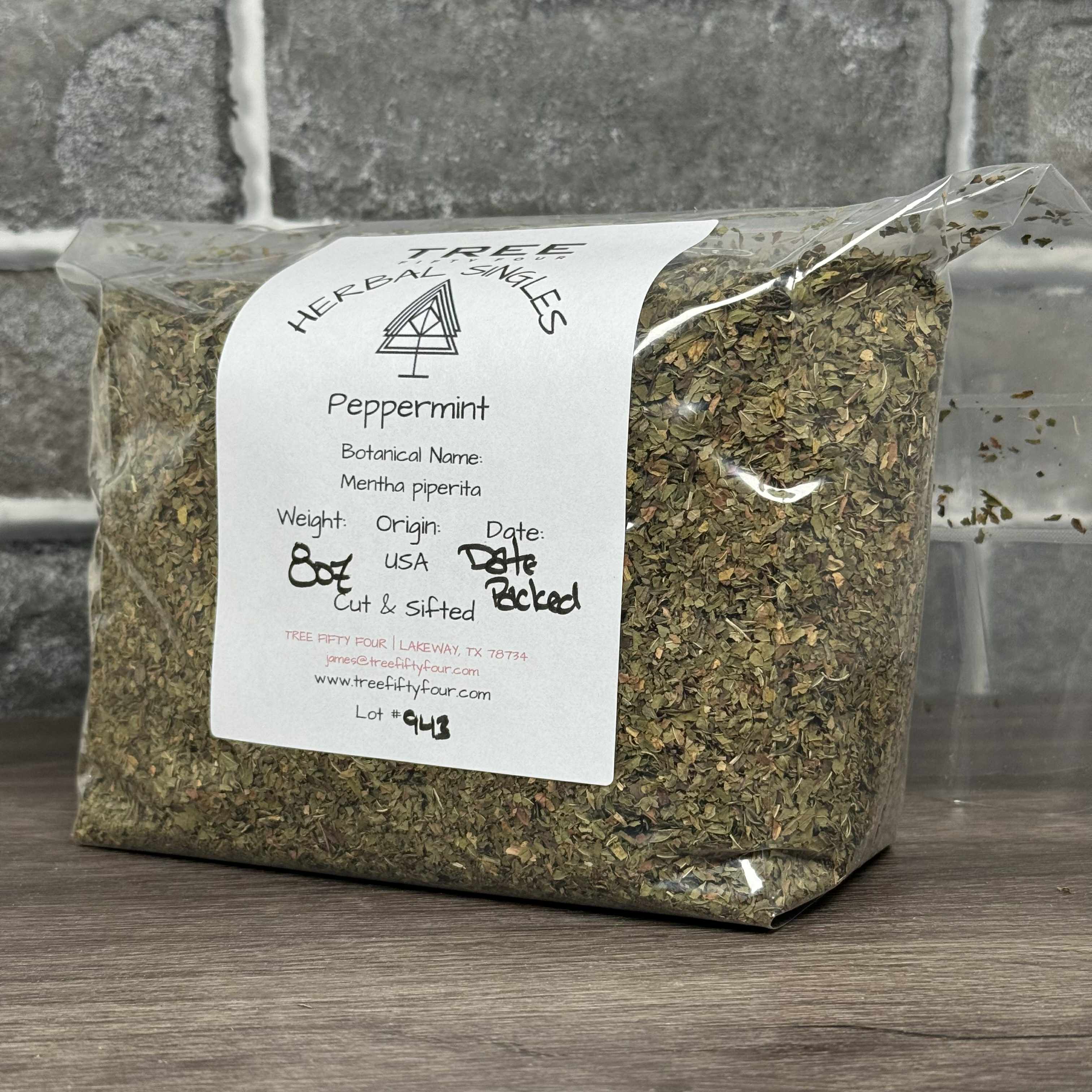 Tree Fifty Four – Engroshandel Løs te – Pebermynte | 2 oz - 1 kg | Løse urter3